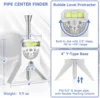 Manual Tube Marker Centering Tool Safety Pipe Center Finder Y-Type 4 Inch Safety Pipe Marker Centering Head Tool 3