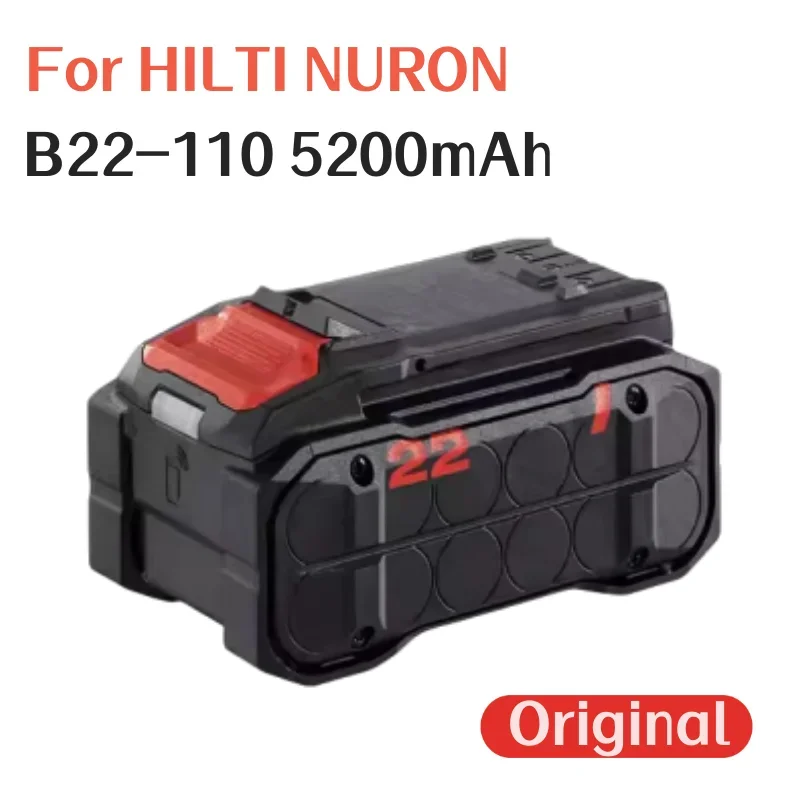 

100% оригинал 5200 мАч для HILTI NURON серии 22 в электрический молоток электрическая дрель перезаряжаемое литиевое зарядное устройство