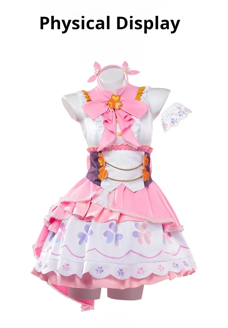 Project SEKAI MORE MORE JUMP! Momoi Airi Cosplay Costume with Wig for Women (Unofficial)
