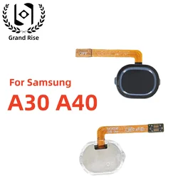 Touch ID Fingerprint Sensor Home Button Flex Cable (A30 A305F White)