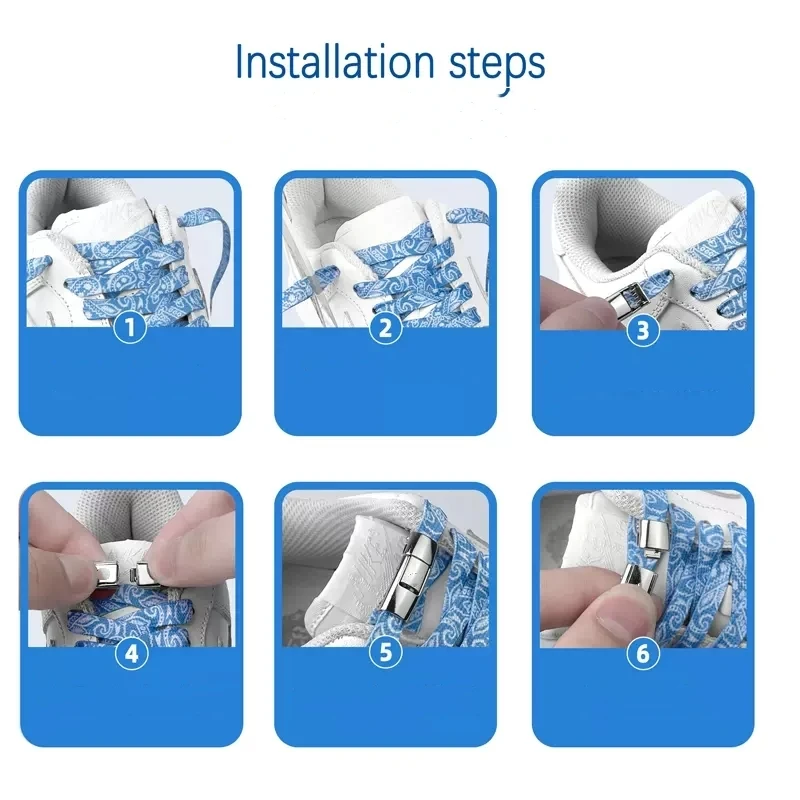 Blue Extreme CHINA -Lacets élastiques à Verrouillage Rapide Pour Enfants Et Adultes, Nouvelle