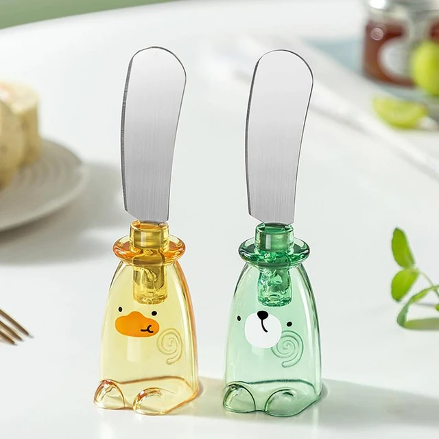 1PC Butter Knife Cheese Cutter Bread Toast Knife Cheese Jam Peanut Butter  Sauce Knife Kitchen Accessories Cheese Tools Sets - AliExpress