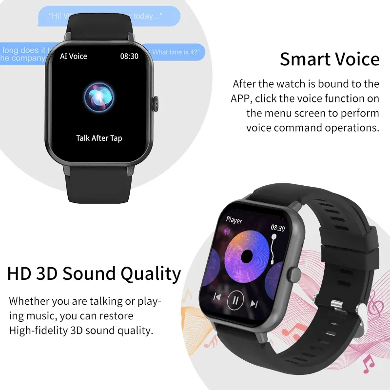 LIGE 2025 Bluetooth Calling Smart Watch For Men Women Full Touch Screen Sports Fitness Watch Man Smart Watches Women Smartwatch