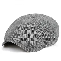 Retro Newsboy Caps Men British Painters Hats Autumn Winter Berets Herringbone Flat Cap Hip Hop Berets 4