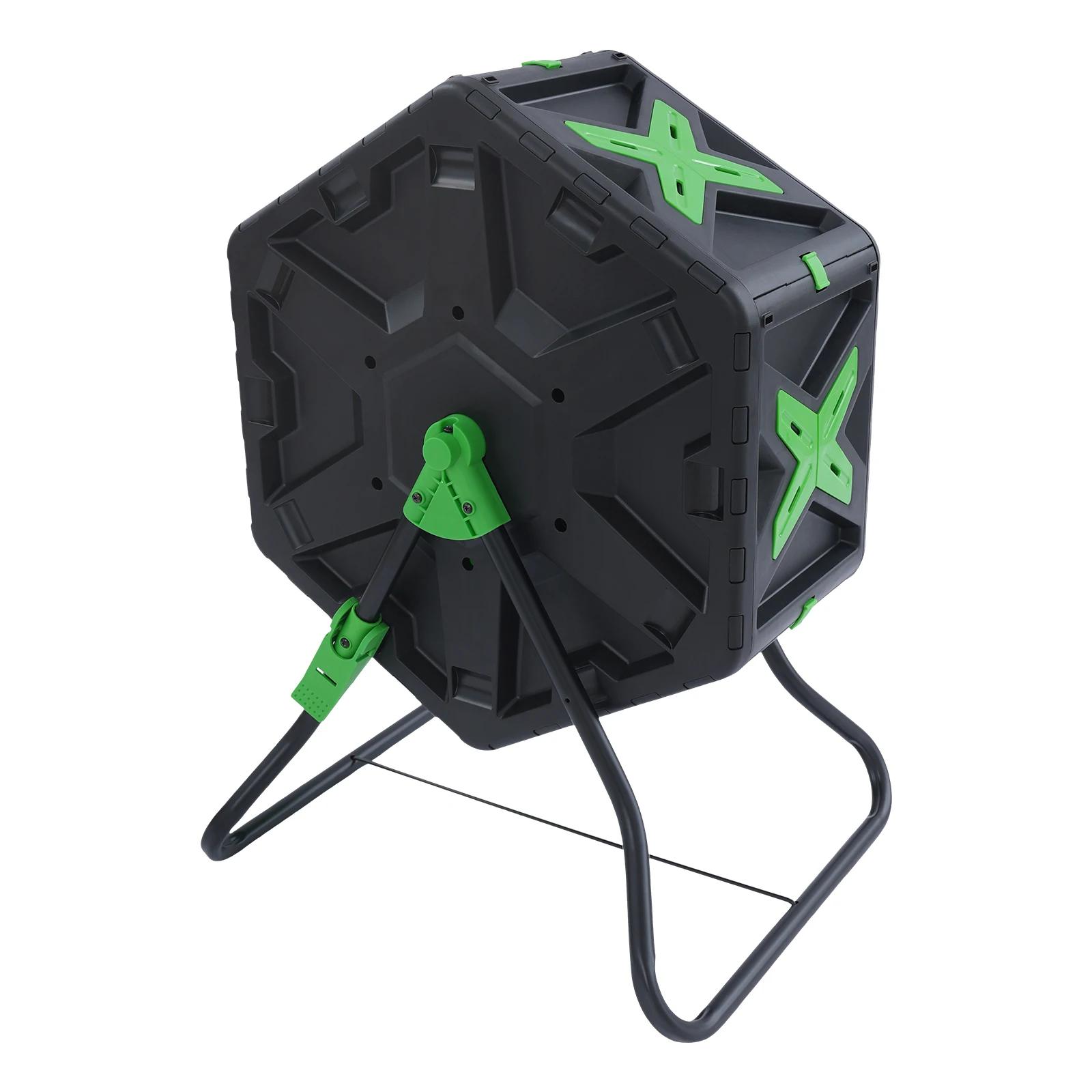 70L Chamber Compost Tumbler Outdoor Tumbling Composing Bins 360° ° Rotationsvolumen-Gartenkomposter mit einem Kammer – Detail 3