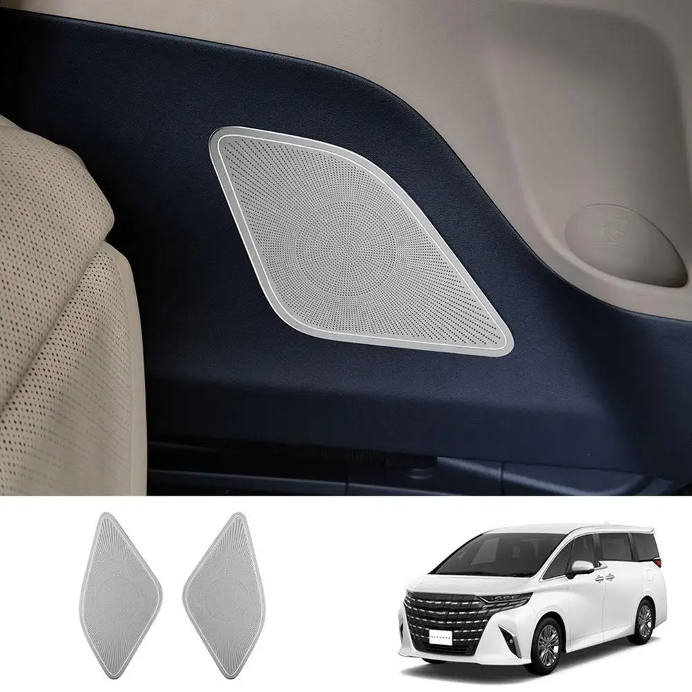 

Крышка нижнего звукового сигнала средней двери для Toyota ALPHARD/VELLFIRE серии 40, интерьер с гравировкой Elfa для японской серии, 1 шт.