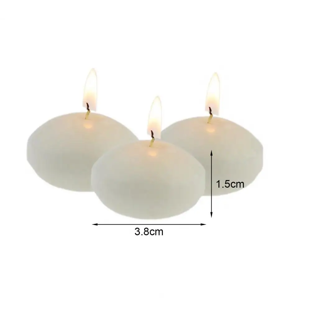 10pcs Compact Night Light Candles Safe Floating Candles Flickering