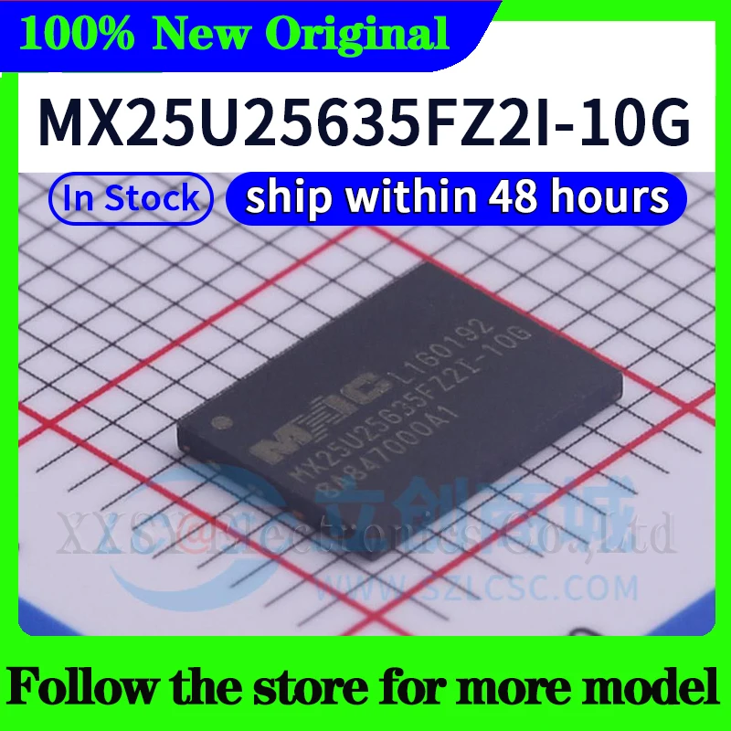 MX25U25635FMI-10G MX25U25635FZ2I-10G MX25U25645GZ4I00 MX25U25645GMI00 재고 있음 48시간 배송