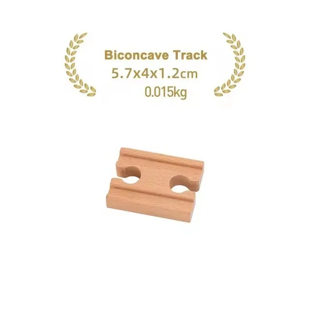 Premium Beech Wood Railway Train Track Accessories for Children’s Educational Play