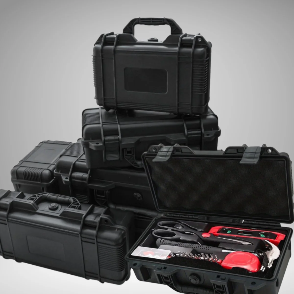 Waterproof Hard Shell Storage Box Camera Sealed Safety Instrument Toolbox