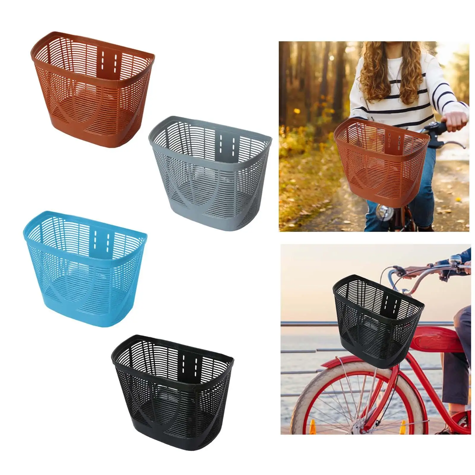 Bike Front Basket, Handlebar Storage Basket, Heavy Duty, Handwoven Basket, Bike Front Basket, Handlebar Storage Basket, Heavy Duty, Handwoven Basket,