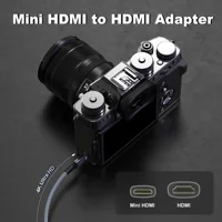 4K Mini HDMI to HDMI Cable HD 4K@60Hz High-Speed Braided HDMI-compatible Cable Bi-Directional 2.0Cord for HDTV Tablet Camera - Image 5