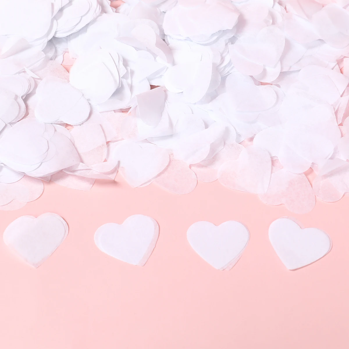 10000 PCS Wedding Confetti White Pink Rose Red Heart Confetti, Paper Confetti 5 | UK