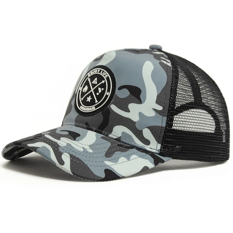 Unisex Summer Mesh Snapback Cap – Enjoy Life Edition