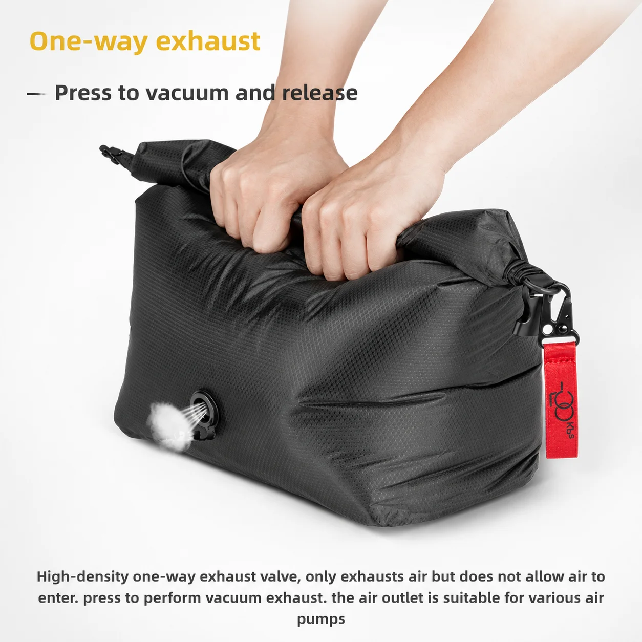 Portable Large Capacity Waterproof Vacuum Compression Bag for Travel and Business Trips