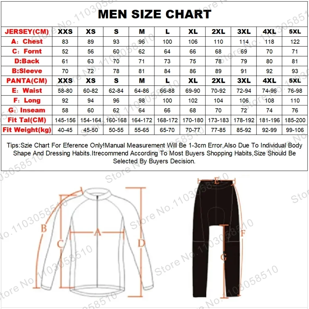 Description Picture 2 of itemWinter Men Cycling Jersey Jacket Mtb Fleece Flannel Long Sleeve Cashmere Warm Thick Coat Ciclismo Outdoor Windproof Warm 2024
