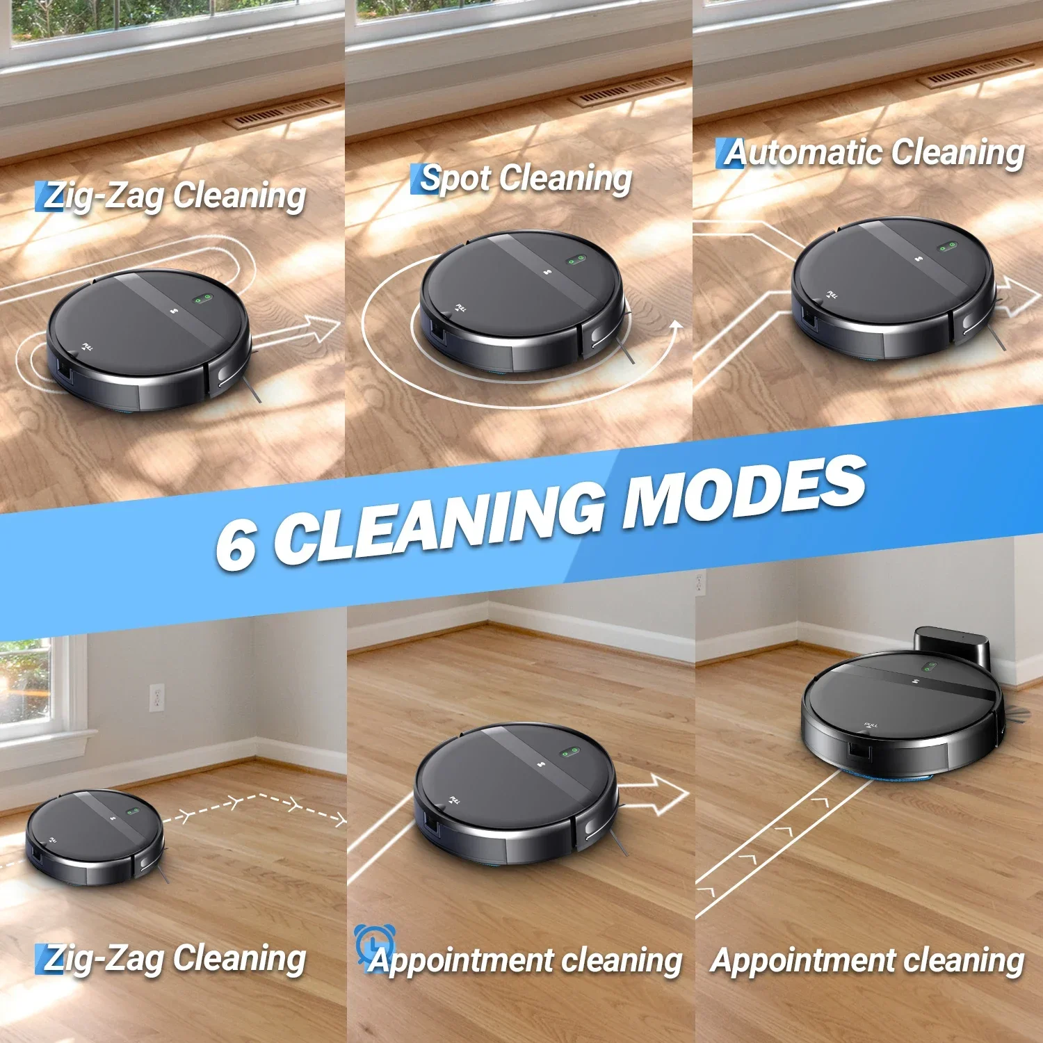 Onson Home Appliance 3 in1 Robotic Vacuum Cleaner Intelligent Robot Vacuum Mop Cleaner Floor Sweeper