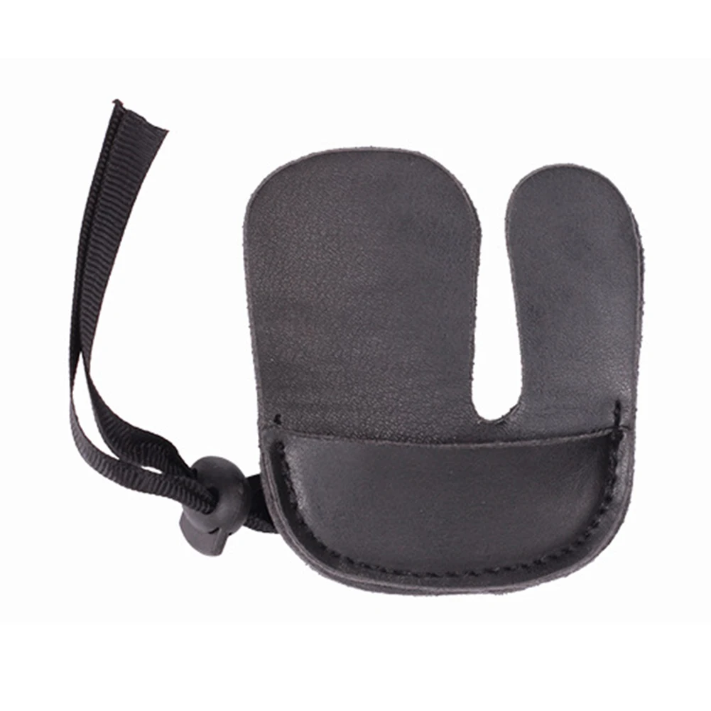 

Brand New Layer Finger Protect Finger Tabs Leather Material Outdoor Sports Tightness Wear Adjustable Easy Take