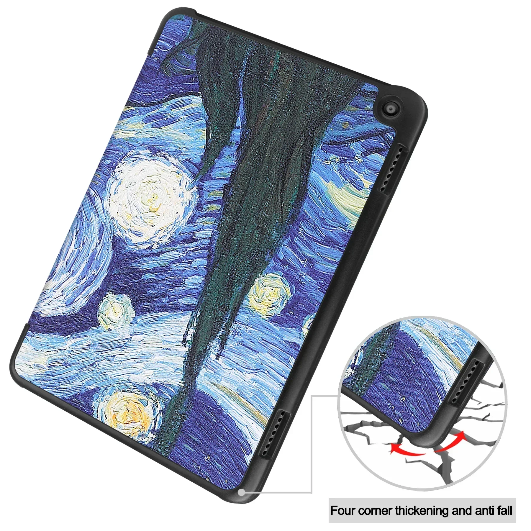 Premium Tablet Cover with Auto Sleep/Wake & Folding Stand