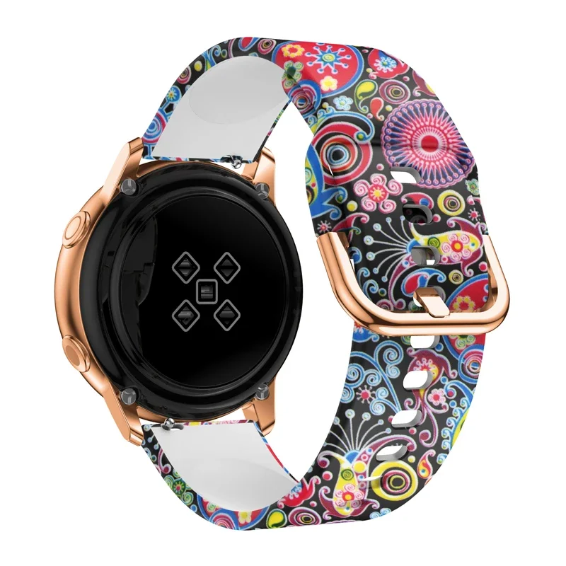 Vibrant Silicone Watch Strap - Soft, Adjustable Band