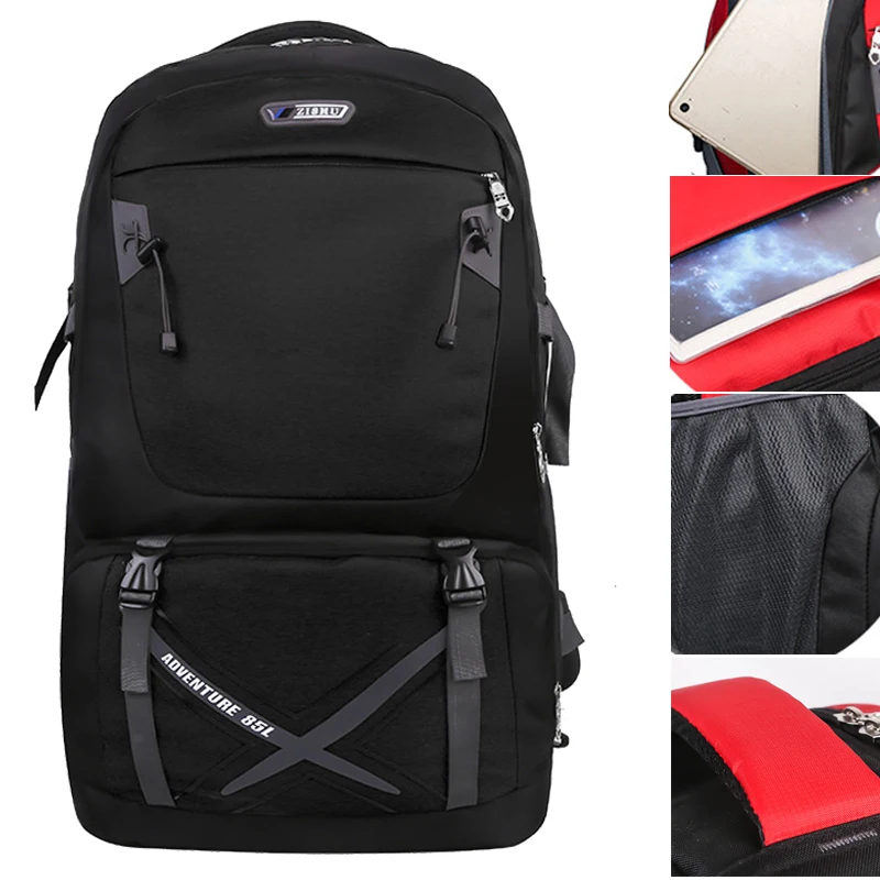 85l Unisex Waterproof Outdoor Backpack Travel Climbing Camping Travel
