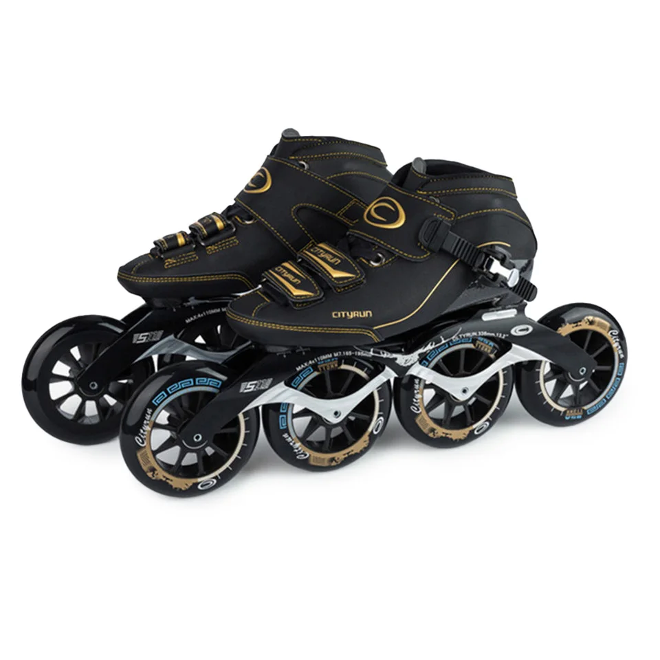 

Original 17CT Professional Cityrun Speed Inline Skates 4 Wheels Carbon Fiber Competition Racing Skating Patines