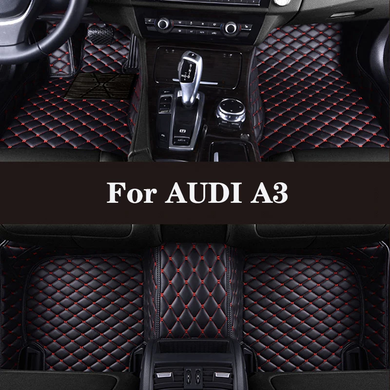 

Кожаный Автомобильный напольный коврик для AUDI A3 1999-2003 (модельный год)
