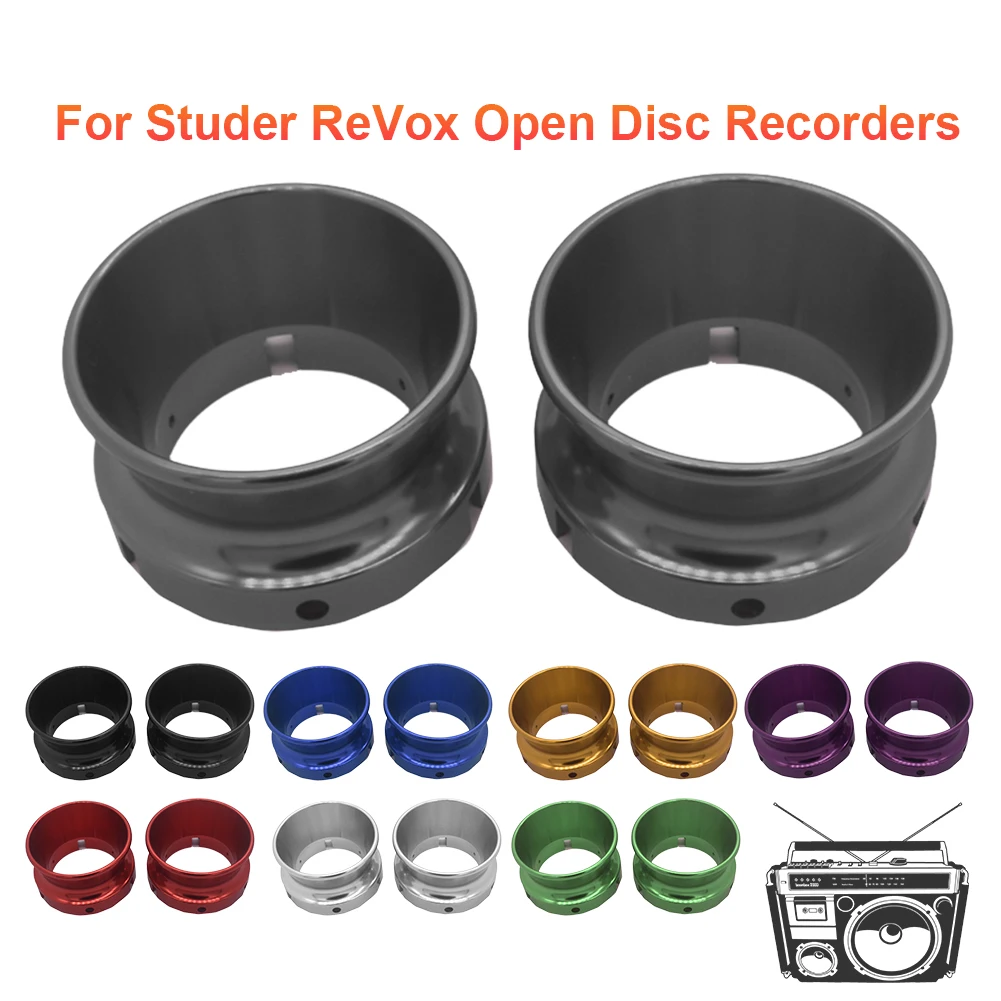 1/4 10 Pollici Apri Per Studer Revox Alluminio Nab Hub Adapter Dispositivo Di Caricamento Universale Per Studer Revox Akai Teac Reel Recorder
