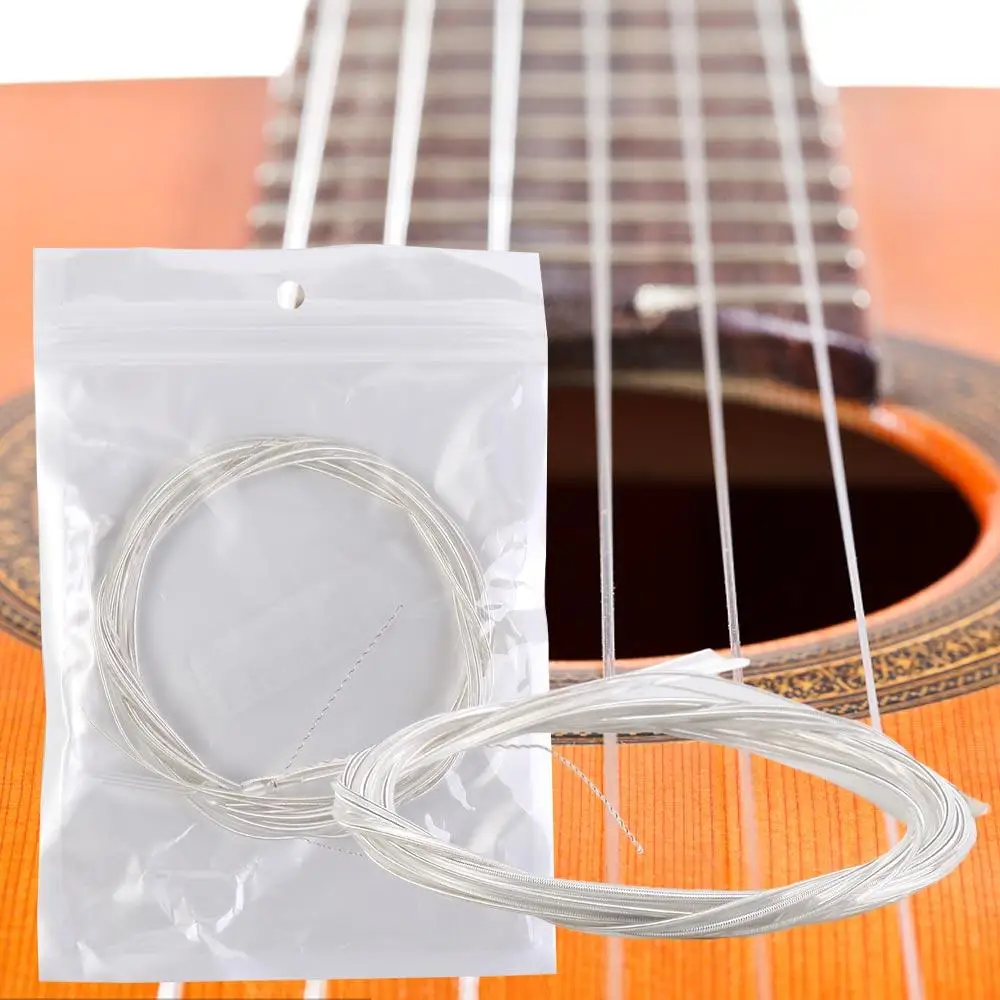Stringed Instrument Nylon Guitar Strings Highquality Plating Classical Guitar Strings Silver Clear Guitar Wire Music Enthusiasts