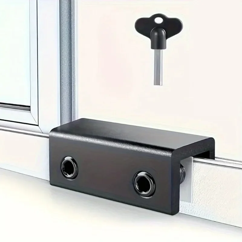Adjustable Aluminum Alloy Sliding Window Lock Child Protection Anti-Theft Limiter – Durable Home Safety Accessory