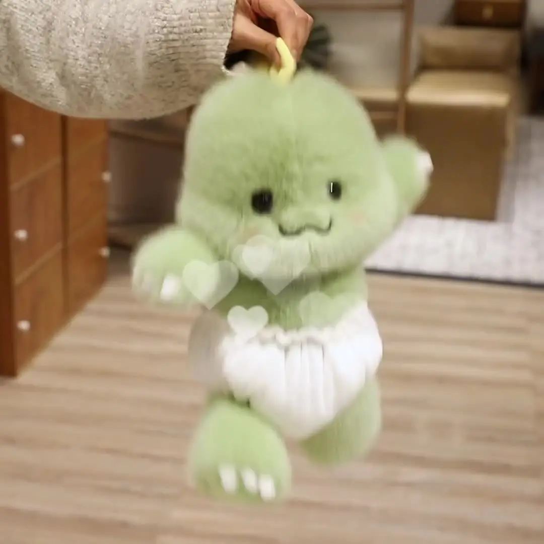 Новинка 2025 года милые плюшевые подушки со слоном динозавром выдрой овцом мягкие