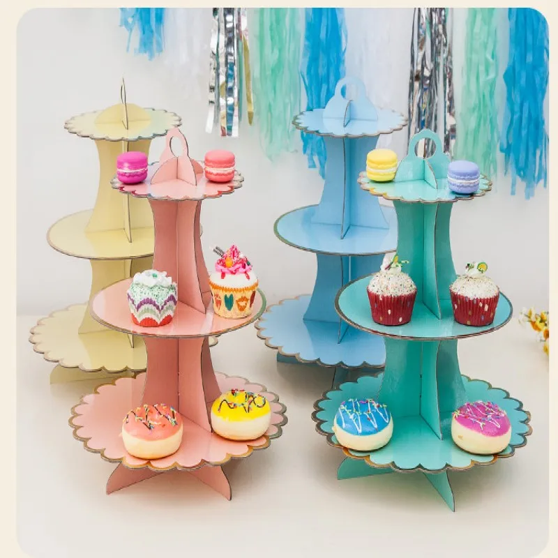 

Cupcake Holder Decoration Konsait 3 Tiered Grad Party Cupcake Holders Display Rack Stands Tower for Party Serving Dessert Favors