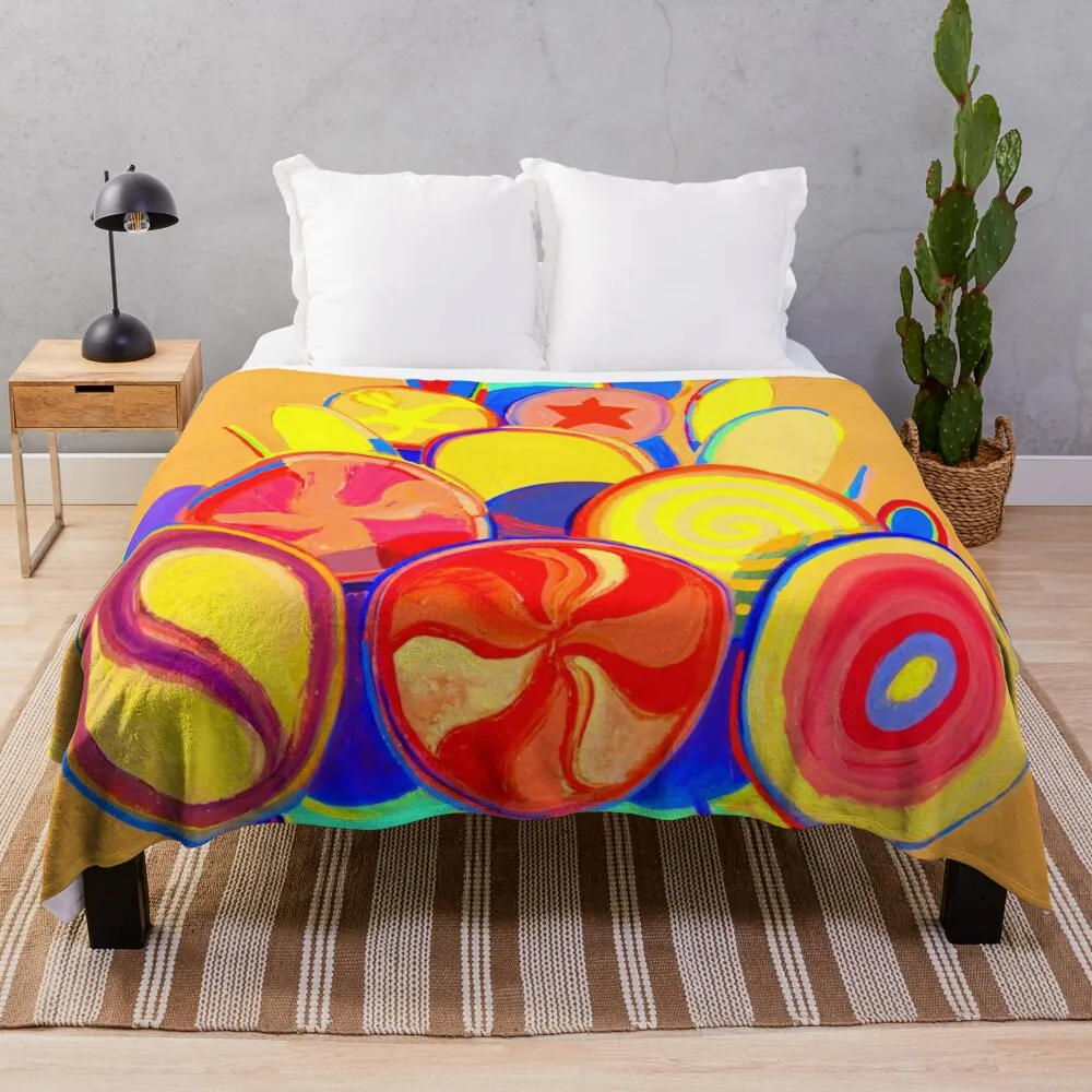 

Wayne Thiebaud Throw Blanket Soft Plush Plaid Designer Blankets