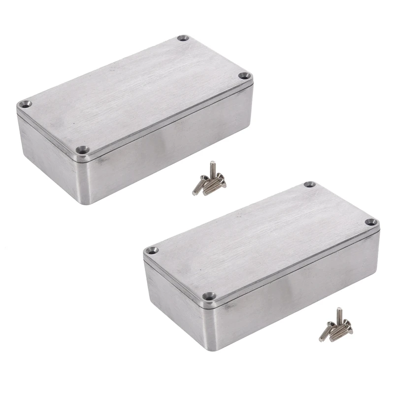 

Top Deals 2X Diecast Aluminium Electronics Project Box Case Enclosure Instrument Waterproof, Standard 1590B 112X60x31mm