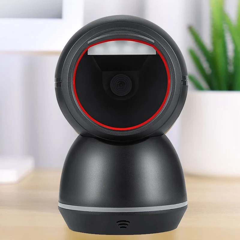 2D Barcode Scanner Desktop Omnidirectional Bar code Reader for Supermarket Auto Sense Data Matrix PDF417 2D QR Barcod Scanners