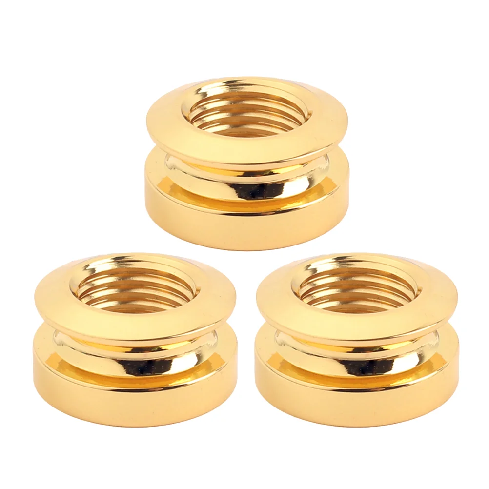 

3pcs Golden Guitar Replacement Pickup Endpin Jack Strap Buttons Guitar Bass Accessory GT310