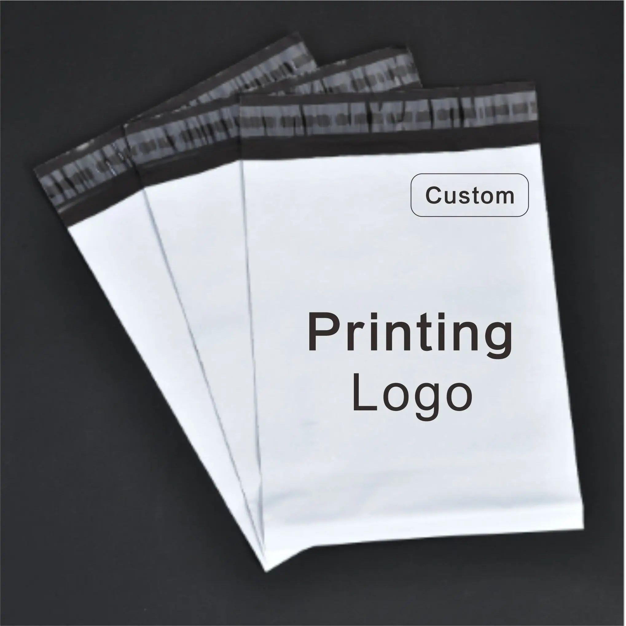 100pcs custom courier bag with logo self seal plastic storage mailing envelope bags Courier envelope packaging printing