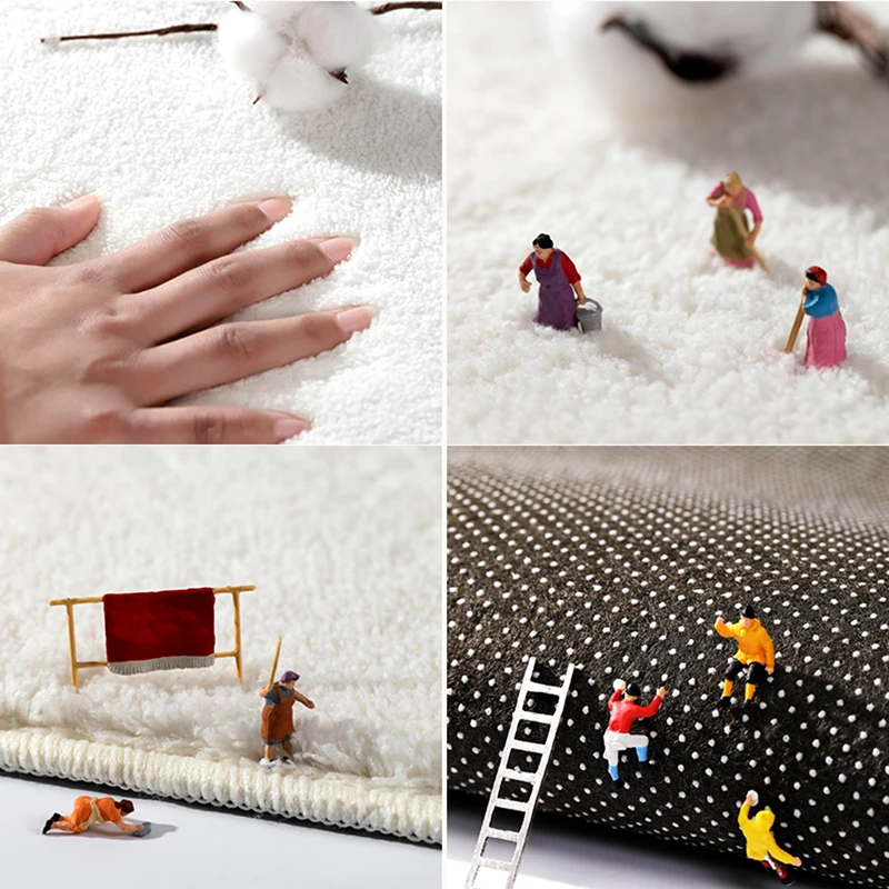 Fashion Irregular Bedside Bedroom carpet Modern Line Art Fluffy Soft Living Room Rugs alfombras habitación tapis 러그 tapete ковер 5