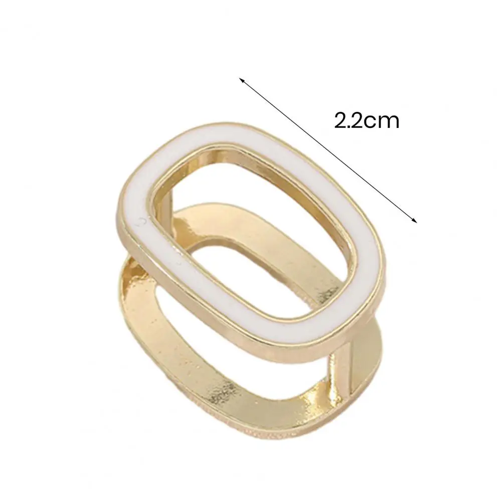 Premium Scarf Buckle Clothing Matching Fix Shawl Fine Workmanship Scarf Decoration Party Shawl Ring 2