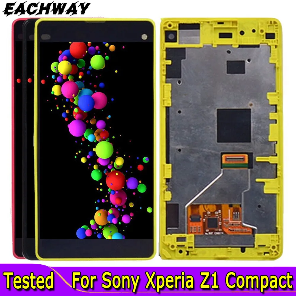 

4.3" For Sony Xperia Z1 Compact LCD M51w Touch Screen Digitizer M51w D5503 LCD Replacement Parts For Sony Z1 Mini LCD Screen