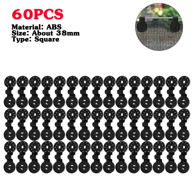 60pcs Clips Square