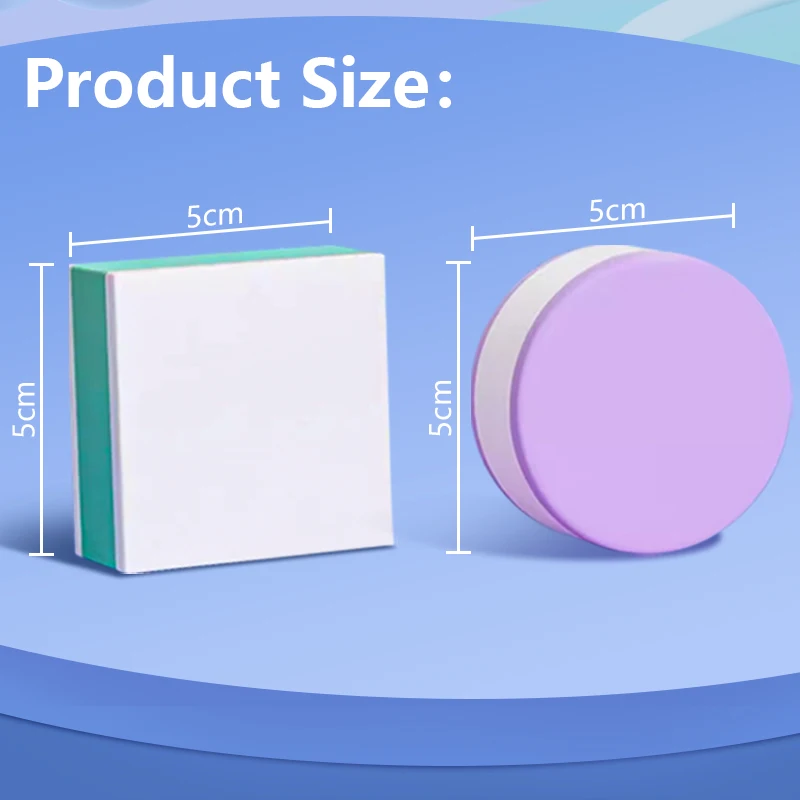 Carving Rubber Brick Round&Square DIY Scrapbooking Rubber Stamp 5x5x0.8cm Color Sandwich Rubber Brick Kids Stamps Art Eraser 6