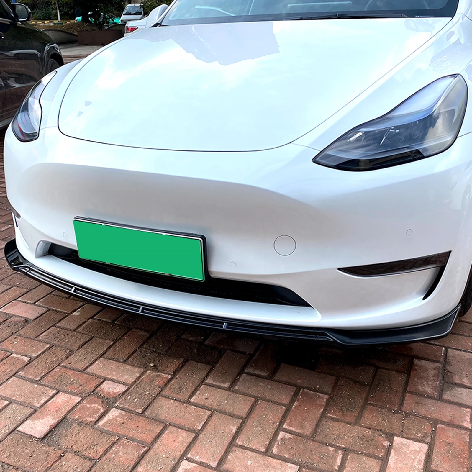 Auto Frontlippe Spoiler für Tesla Model Y 2019 2020 2021