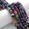 Faceted Flame Agates