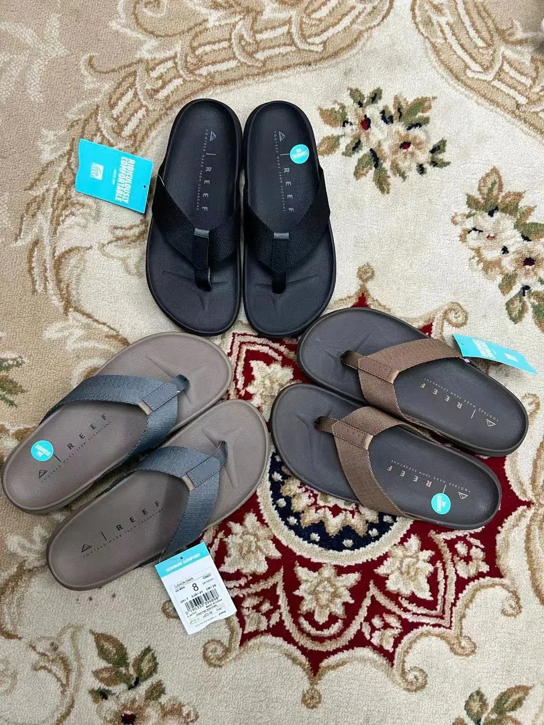 REE Fashion Summer Soft Bottom Outerwear New Anti slip Casual Slippers Trendy Men's Beach Shoes