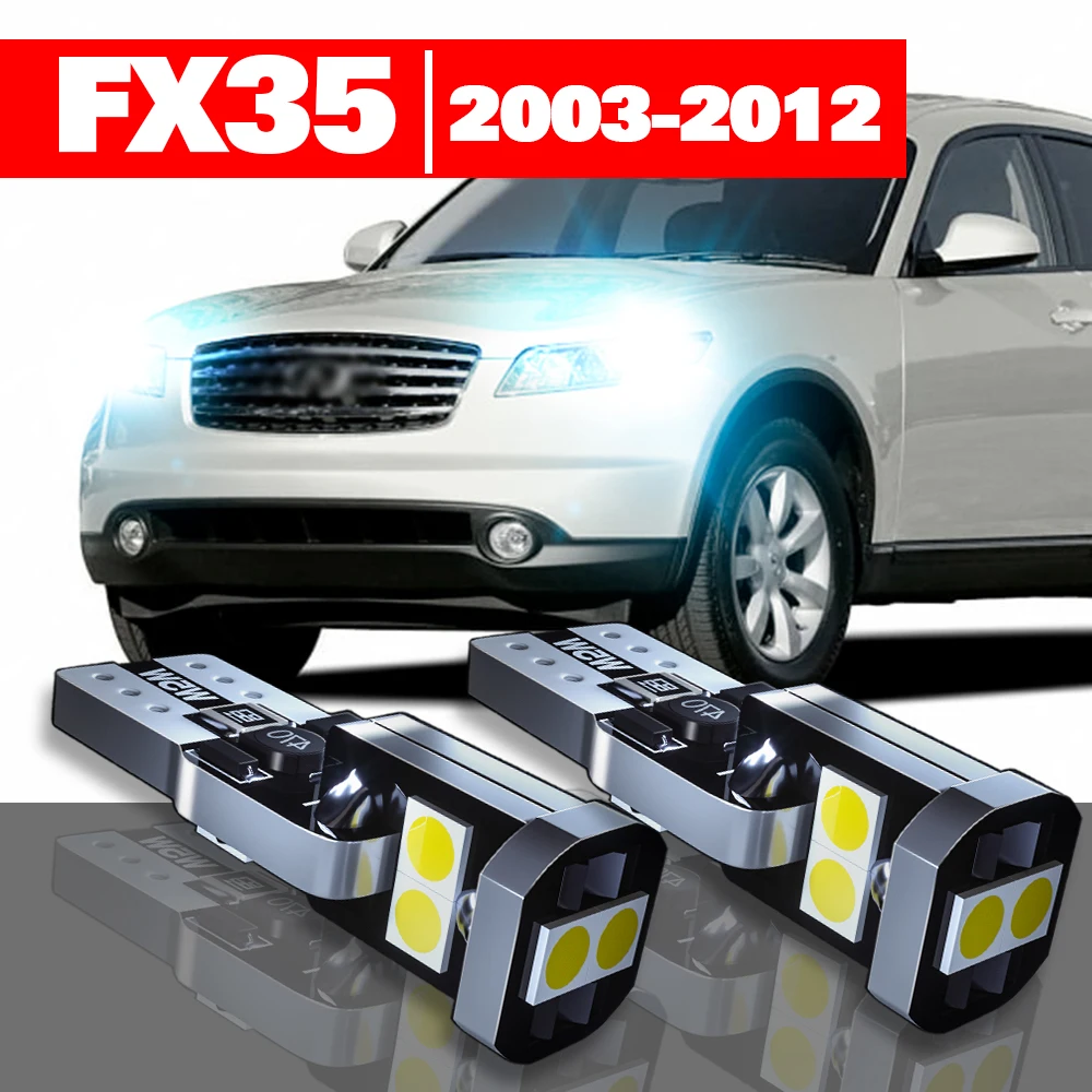 

For Infiniti FX35 2003-2012 Accessories 2pcs LED Parking Light Clearance Lamp 2004 2005 2006 2007 2008 2009 2010 2011