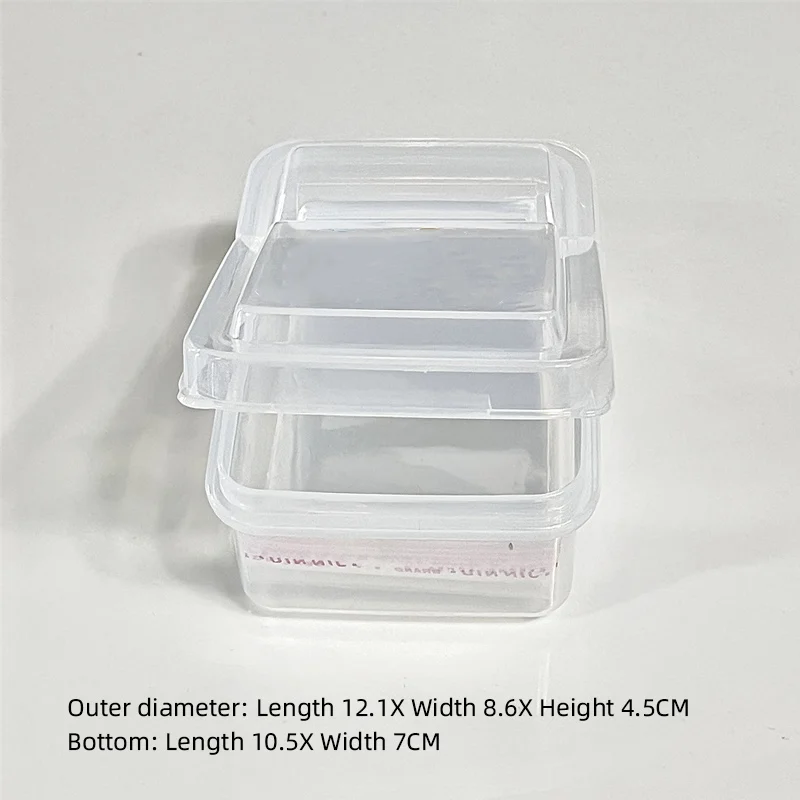 Flip Cover Playing Cards Storage Boxes Transparent Games Card Container Case Packing Poker Game Card Jewelry Organizer