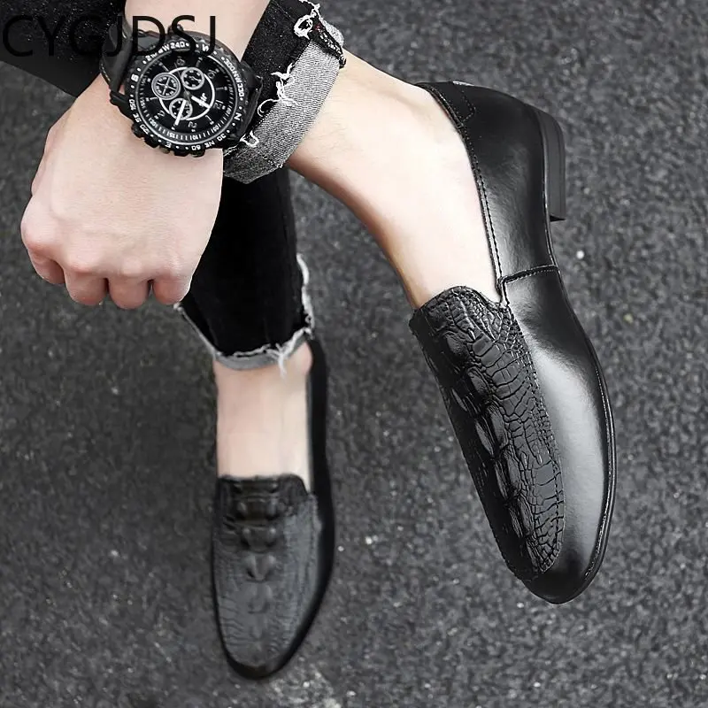 

Office 2024 Wedding Dress Oxford Shoes for Men Casuales Slip on Shoes Men Business Suit Italiano Loafers Men Zapatos De Hombre