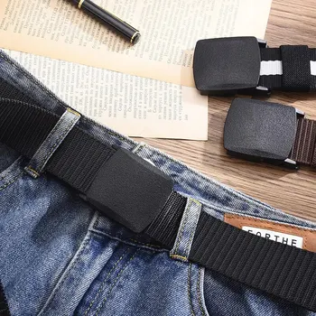 Men's Belt Outdoor Casual Canvas Belt Metal Free Training Nylon Tactical Belt With Pants Jeans Belt Sports Belts For Men Women 2