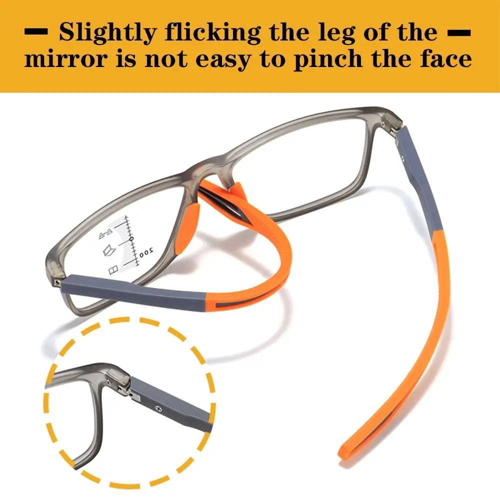 

Multifocal Simple Eye Protection Sports Reading Glasses Anti-Blue Light Ultra Light Glasses Presbyopic Eyewear